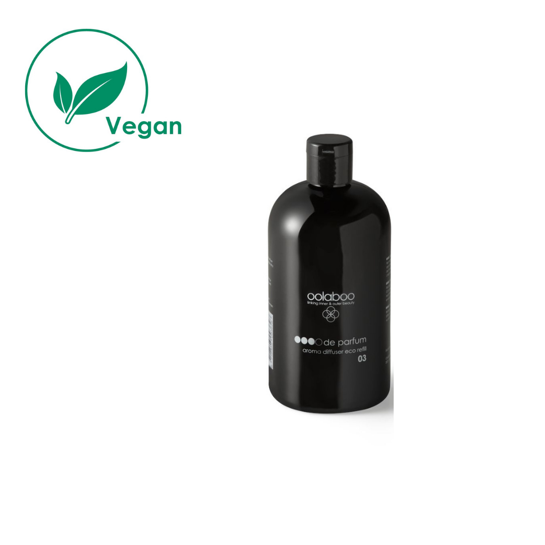 Luxe geurstokjes Sandalwood Refiller Oolaboo 500ml - De Luchtverfrisser