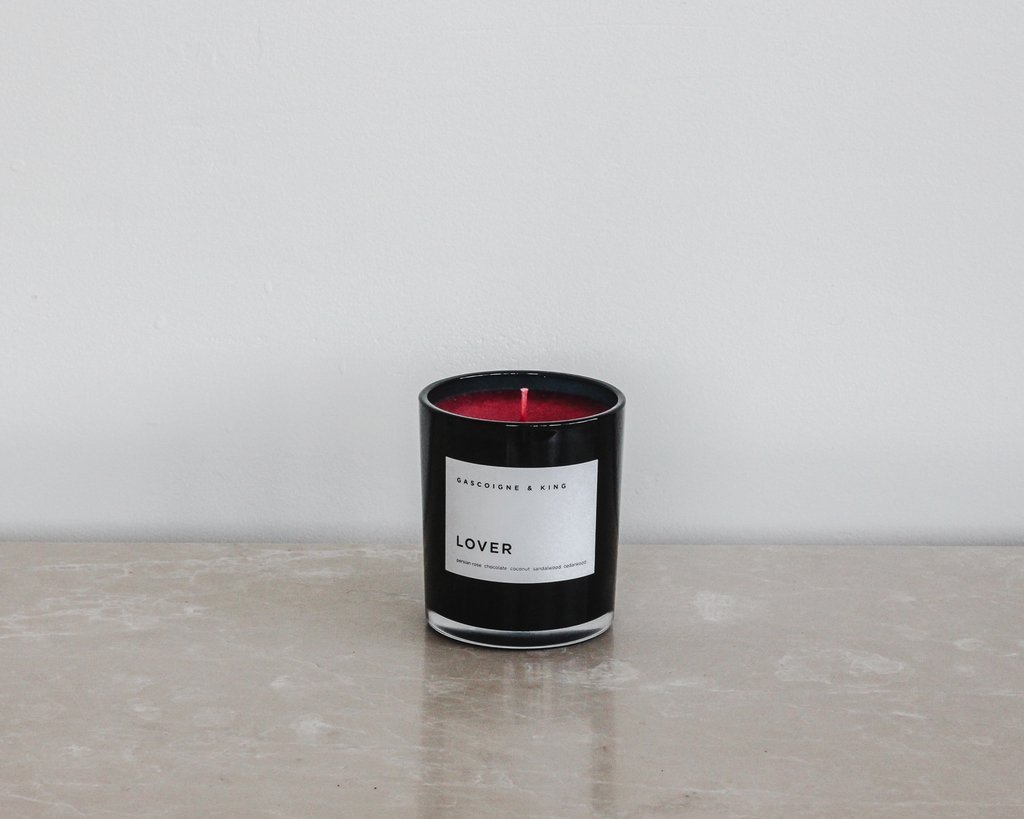 Luxe Geurkaars Lover GASCOIGNE & KING 90 Branduren - De Luchtverfrisser